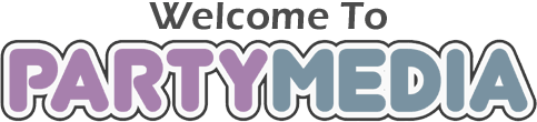 PartyMedia Grey Logo